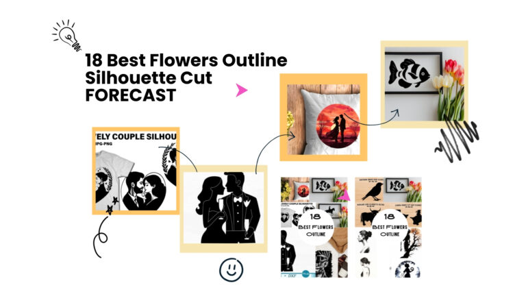 Best Flowers Outline Silhouette Cut Files: 18 Bundles to Elevate Your Crafts Instantly