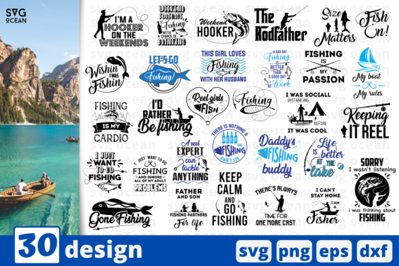 30 Fishing Quotes Bundle 30 Fishing Quotes Bundle