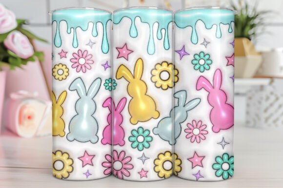 3D Inflated Easter Tumbler Wrap 3D Inflated Easter Tumbler Wrap