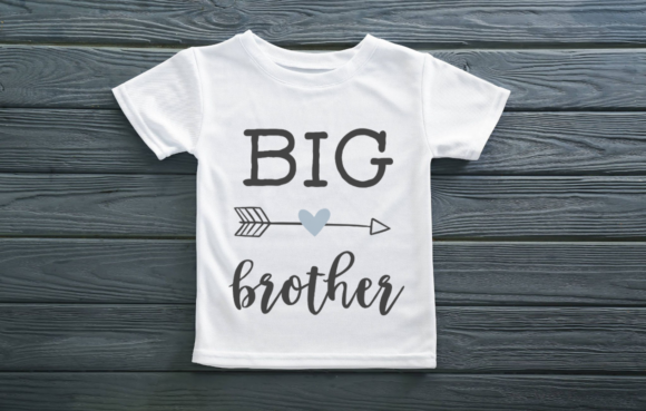Big Brother with Arrow and Heart Svg Big Brother with Arrow and Heart Svg