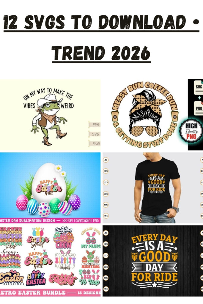 12 SVGs to Download • Trend 2026
