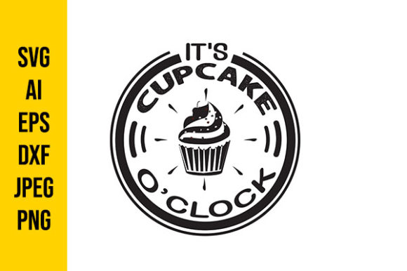 Clock Cupcake Clock Cupcake