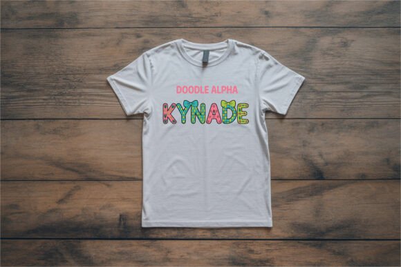 Colorful Kynade Name Doodle Alpha Art