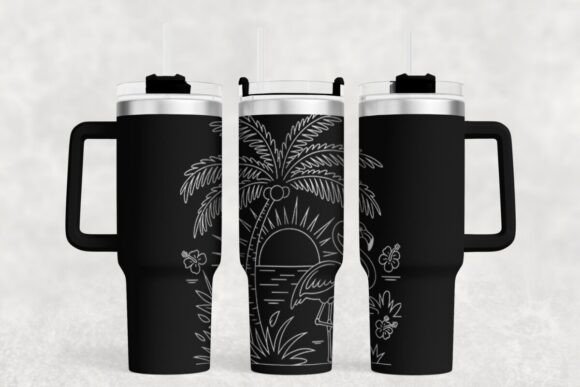Flamingo Laser Svg Tumbler Full Wrap Flamingo Laser Svg Tumbler Full Wrap
