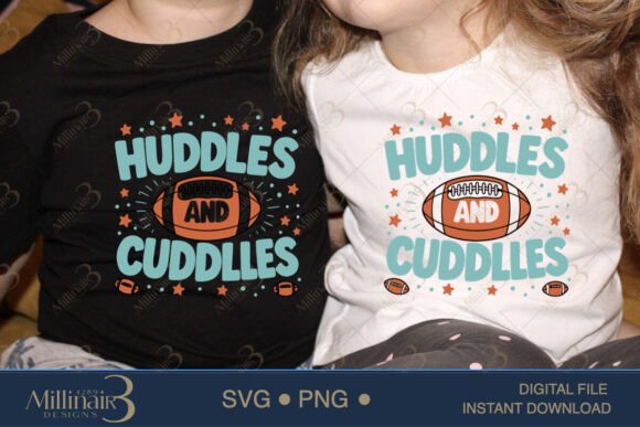 Huddles and Cuddles Onesie Football SVG Huddles and Cuddles Onesie Football SVG