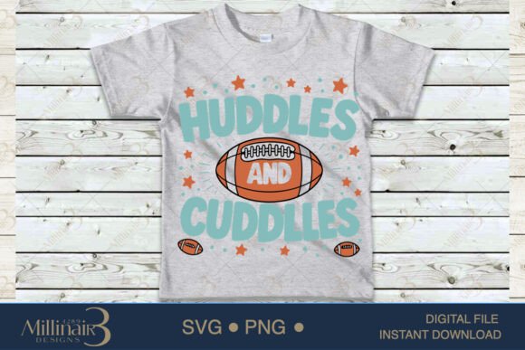 Huddles and Cuddles Onesie Football SVG Huddles and Cuddles Onesie Football SVG