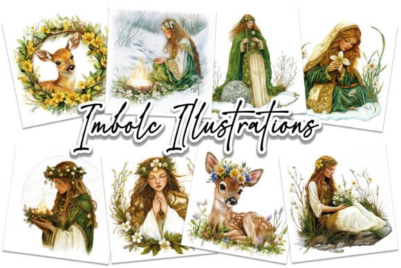 Imbolc Celtic Goddess Wheel of the Year