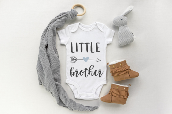 Little Brother with Arrow and Heart Svg Little Brother with Arrow and Heart Svg