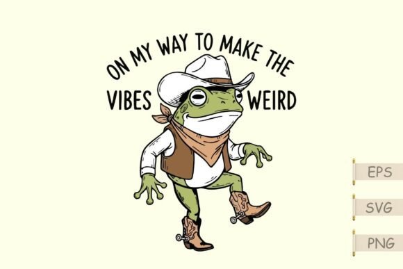 On My Way to Make the Vibes Weird SVG