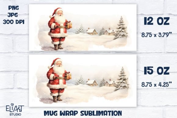 Santa Mug Sublimation, Christmas Mug Santa Mug Sublimation, Christmas Mug