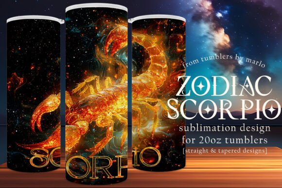 Scorpio Tumbler Wrap | Space Tumbler D2 Scorpio Tumbler Wrap | Space Tumbler D2