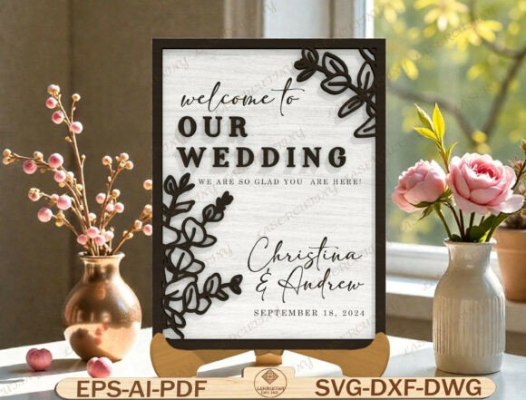 Wedding Welcome Sign Laser Cut Wedding Welcome Sign Laser Cut
