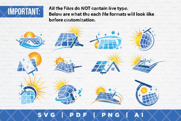 12 Solar Cleaning Logo SVG Bundle 12 Solar Cleaning Logo SVG Bundle