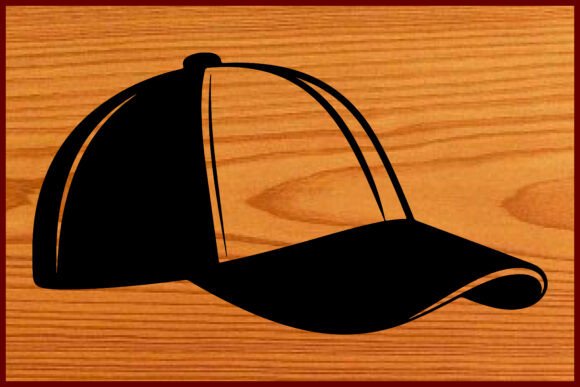 20 Baseball Cap Silhouette