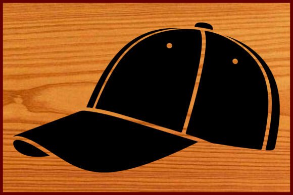 20 Baseball Cap Silhouette