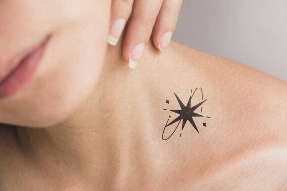 60 Black Silhouette Sparkle Star Icons