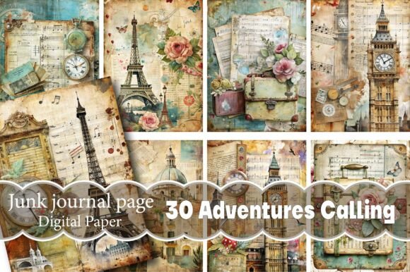 Adventures Calling Vintage Junk Journal