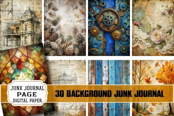 Background Junk Journal Pages