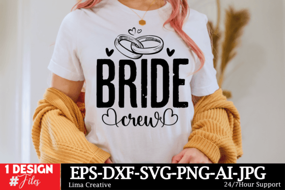 Bride Crew SVG Cut File