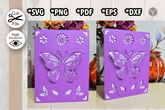Butterfly Birthday Card Template