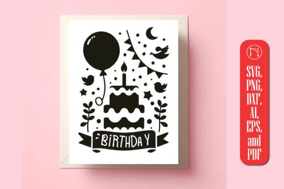 Cricut Birthday Card Paper Cut SVG