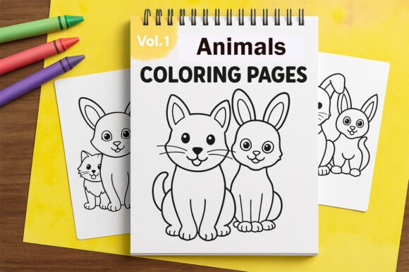 Cute Baby Animals Coloring Page for Kids Cute Baby Animals Coloring Page for Kids