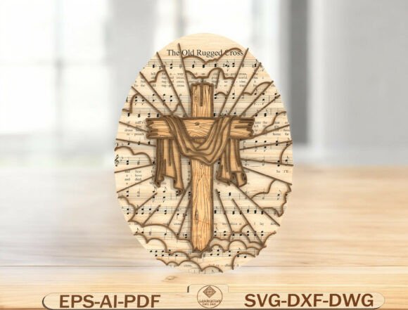 Easter Faith Laser Cut File SVG