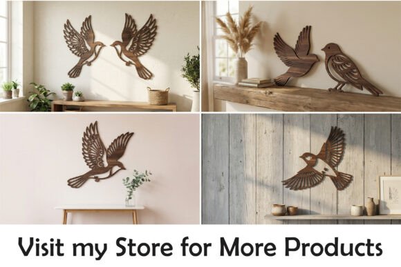 Easter Tree Bird Laser Cut SVG