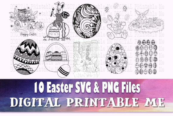 Easter Svg Illustration Drawing Coloring Easter Svg Illustration Drawing Coloring