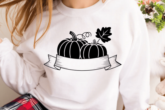 Fall Leaves Monogram SVG Design