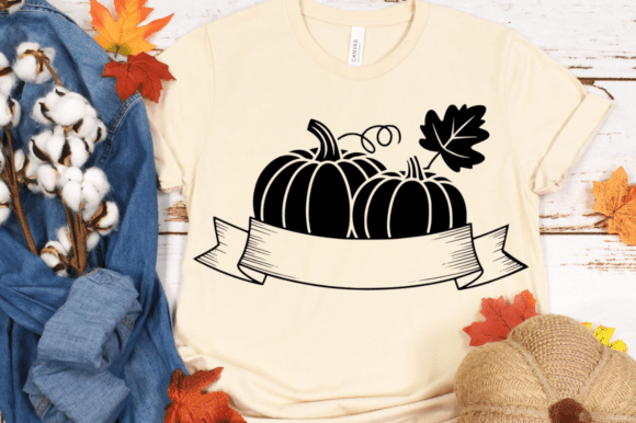 Fall Leaves Monogram SVG Design