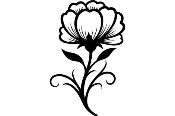 Floral Ornament Silhouette Bundle