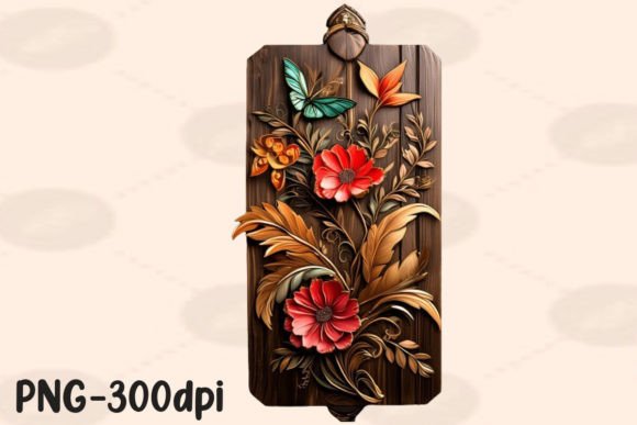 Floral Wooden Signs Sublimation