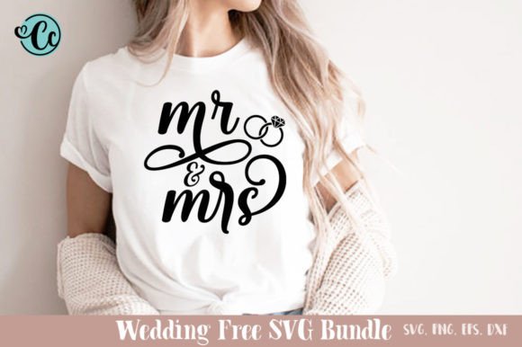 Free Wedding SVG Bundle, Mr and Mrs Svg,