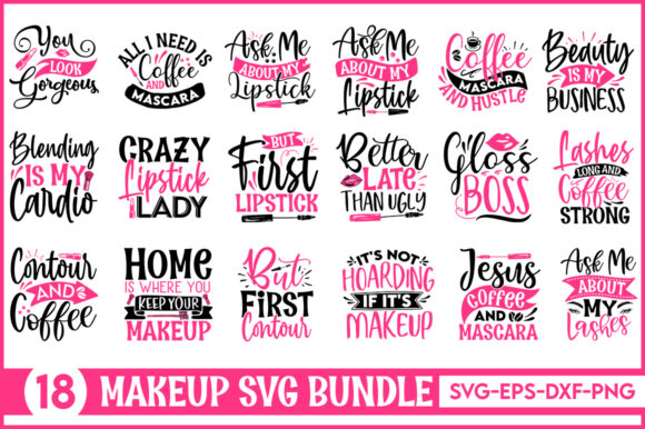 Funny Makeup Quotes Bundle