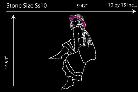 Girl Rhinestone Design... Girl Rhinestone Design...