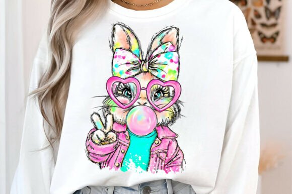 Glitter Easter Bunny Coquette Png Glitter Easter Bunny Coquette Png