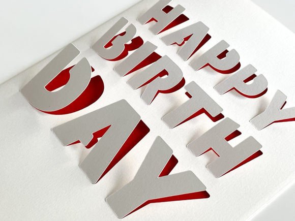 Happy Birthday SVG-Card