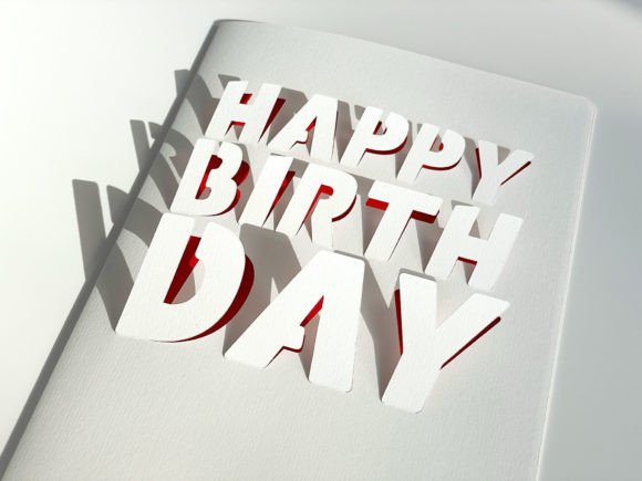 Happy Birthday SVG-Card
