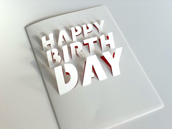 Happy Birthday SVG-Card