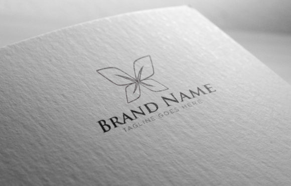 Leaf Butterfly Logo Leaf Butterfly Logo