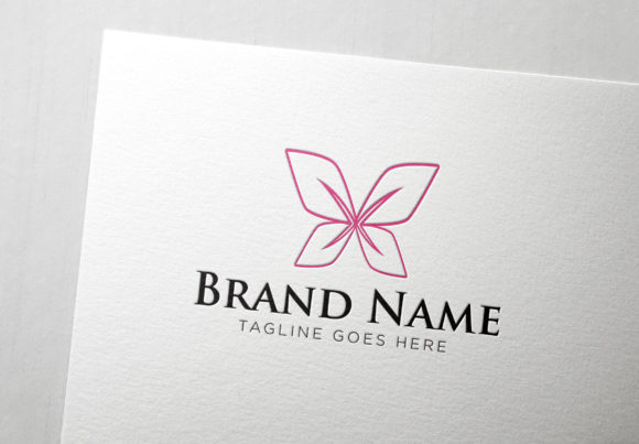 Leaf Butterfly Logo Leaf Butterfly Logo