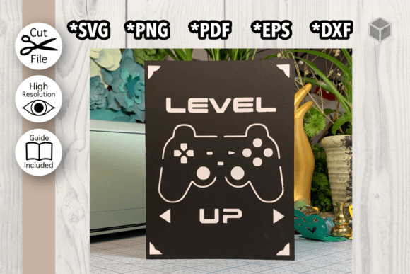 Level Up Birthday Card Template