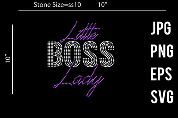 Little Boss Lady Rhinestone Little Boss Lady Rhinestone