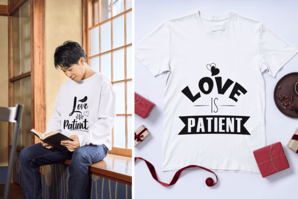 Love is Patient SVG | Love Quote Faith