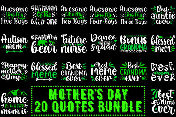Mother's Day 20 Quotes Bundle