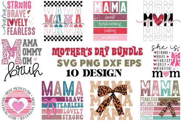 Mother's Day SVG PNG Bundle Mother's Day SVG PNG Bundle