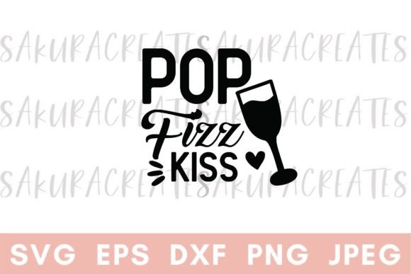 Pop Fizz Kiss Wedding Graphic Mr Mrs