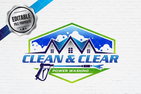 Professional Pressure Washing Logo Professional Pressure Washing Logo
