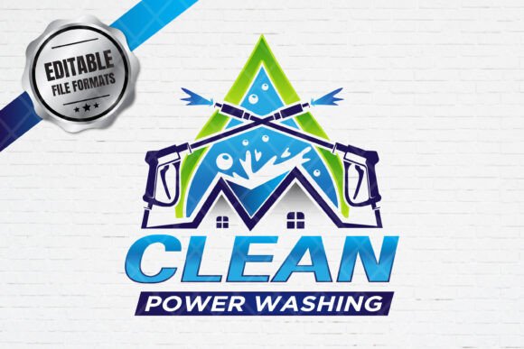 Professional Pressure Washing Logo Professional Pressure Washing Logo